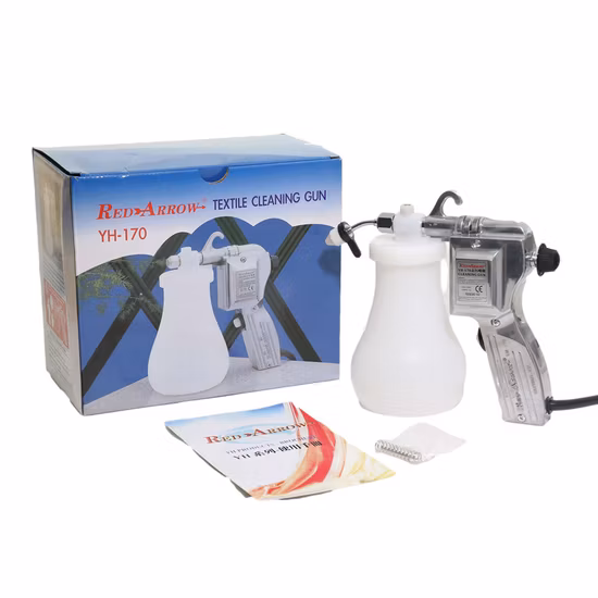 スクリーン印刷用の繊維汚れ洗浄用スプレーガン