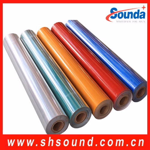 PVC Reflective Sheeting for Highway Traffic Sign and Plotter Cutting