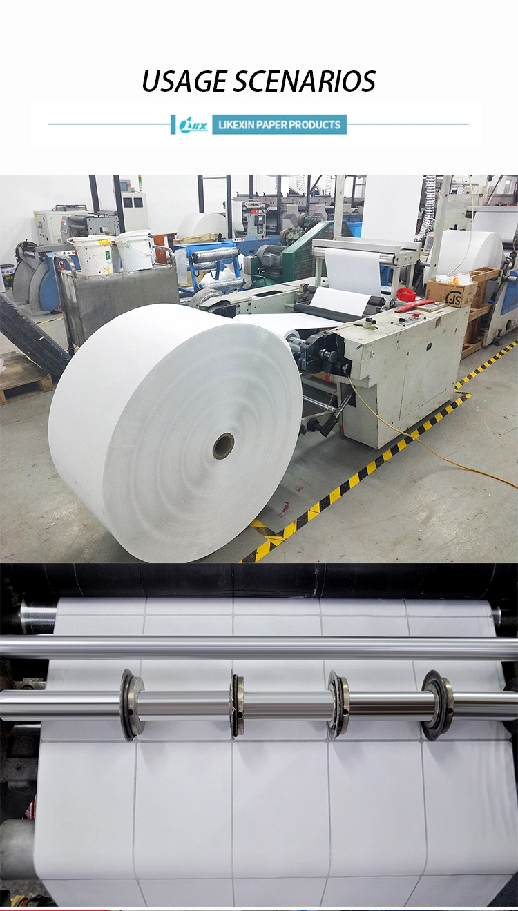 Direct Thermal Labels Self Synthetic Label Adhesive Jumbo Roll