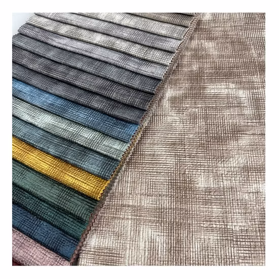 モスクワソフト生地ドバイ 100% ポリエステルオランダベルベット染めプリント室内装飾生地ソファ生地ホームテキスタイル